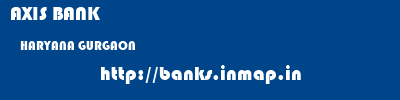 AXIS BANK  HARYANA GURGAON    banks information 